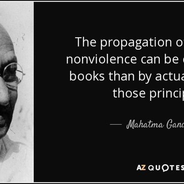 Truth And Nonviolence Essay Examples