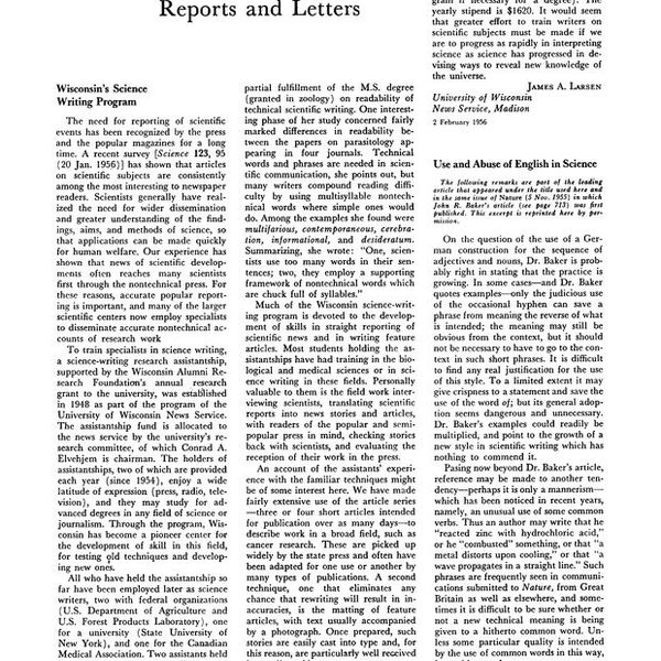 Use And Abuse Of Science Essay Examples