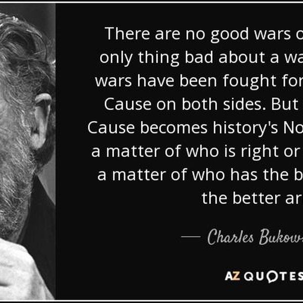 Wars Are Not Good Essay Examples