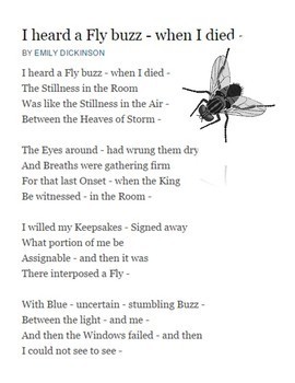 emily dickinson poems i heard a fly buzz