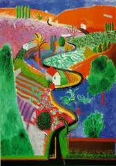 Nichol's Canyon by Hockney Nichol's Canyon by Hockney