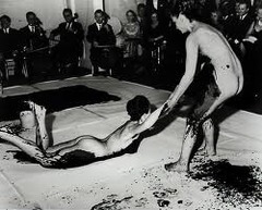 Performance: Anthropometries de lepoque bleue by Klein Performance: Anthropometries de lepoque bleue by Klein