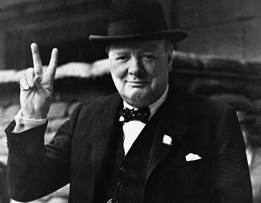 The british prime minister winston churchill