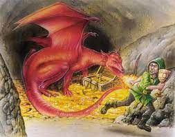 The Dragon in book Beowulf